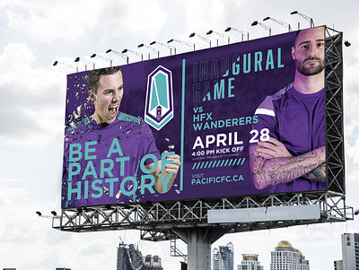 Pacific FC Billboard advertising advertisment brand brand design branding brands design graphic design