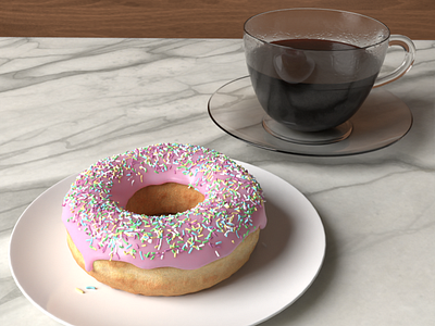 Blender 3D Donut 3d blender blender3d design donut donuts graphic design