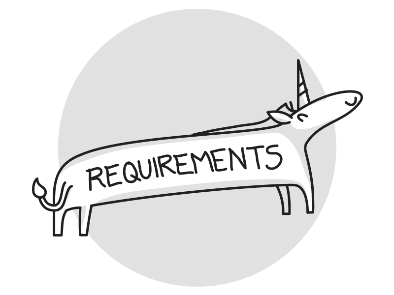 (gif) Blog Illo - Requirements don't exist blog capture flowers funny gather gif illustration requirements unicorn