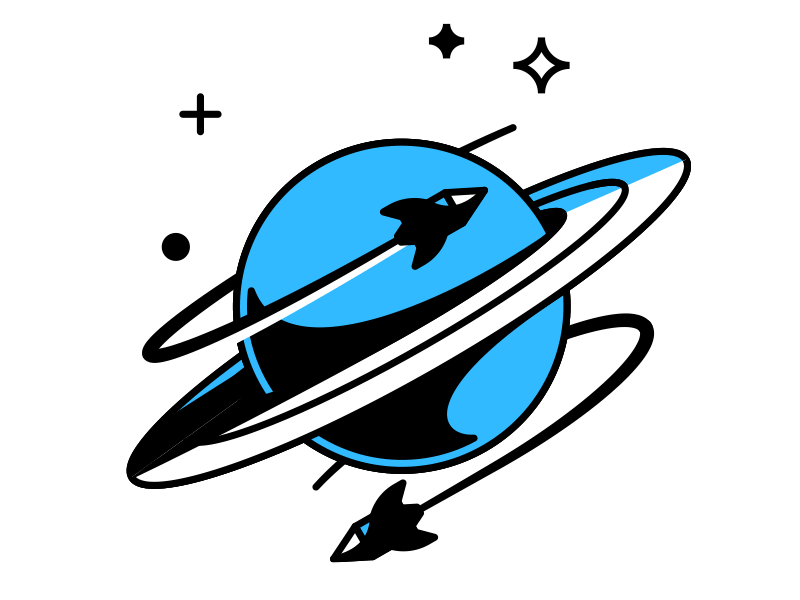 OGPC + Space Race Identity brand game identity logo oregon planet race rocket space star