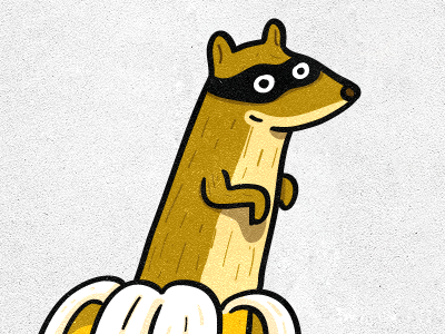 Banana ferret banana ferret illustration