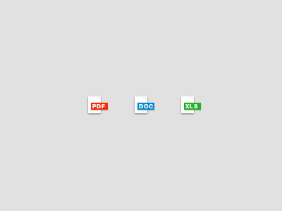 CSS File Type Icons (no images) css file type html icons