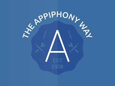 The Appiphony Way a appiphony badge blue creative nick slater pencil simple wrench