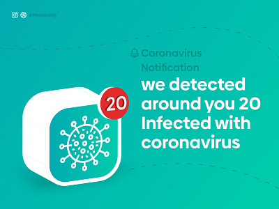 Coronavirus Notification brand color concept corona corona virus coronavirus design identity illustration logo logo brand logos ui ux