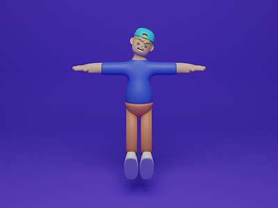 GomGom Man 3D Character