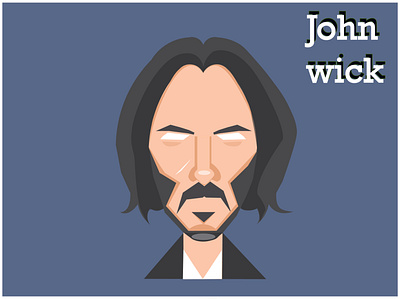 John wick- Caricature caricature illustraion johnwick