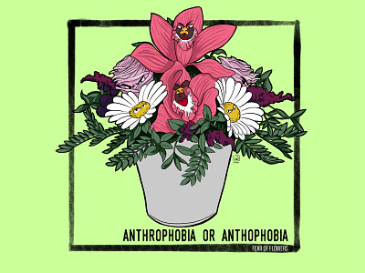 Phobias - Anthrophobia digital art digital illustration drawing illustration