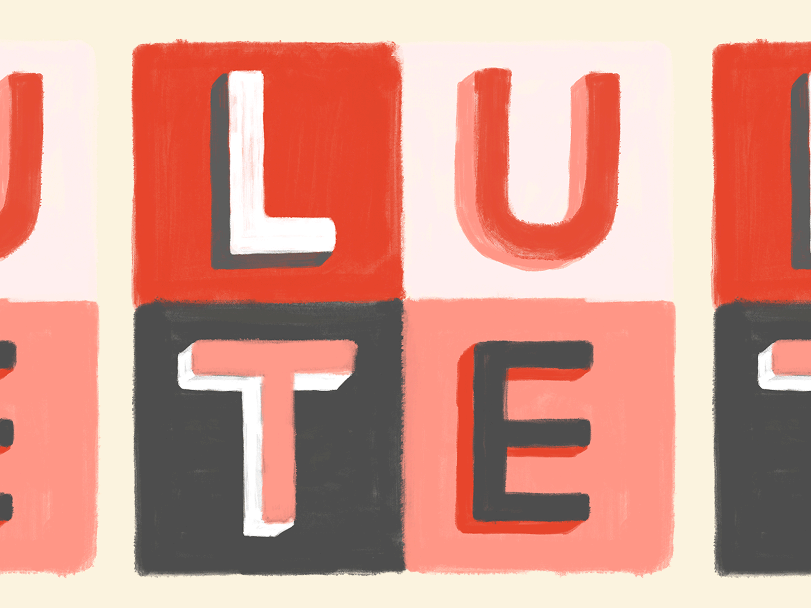 Lute art artist artwork branding equality fight illustration lettering logo print typography vector