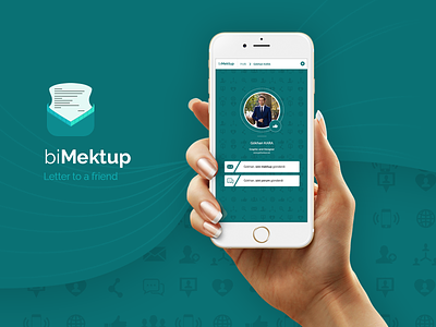biMektup friends app desing mobile app mobile app design mobile psd