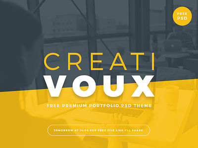 Creativoux creative portfolio free personal design free portfolio free portfolio psd portfolio