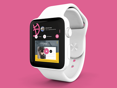 Dribbble Apple Watch App Design
