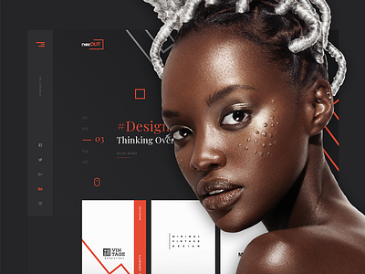 Nexout - Creative PSD Template design portfolio design psd design psd portfolio design themeforest ui template web web design web interface design