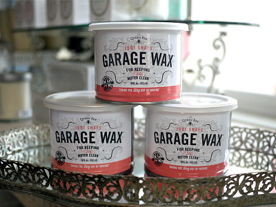 Queen Bee Garage Wax beauty branding british canister farm design garage wax packaging queen bee salon spa