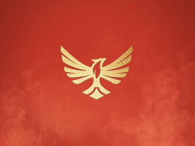 LAVA beverage bird cocktail farm design fire foil logo phoenix