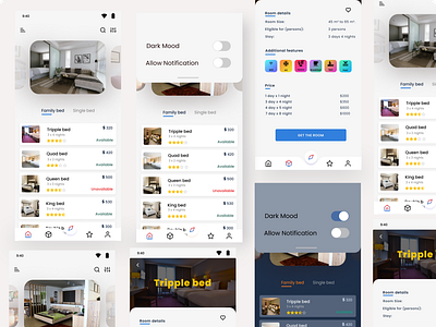 Room booking System hotel booking mobile app mobile design mobile ui room booking ui uidesign uiux