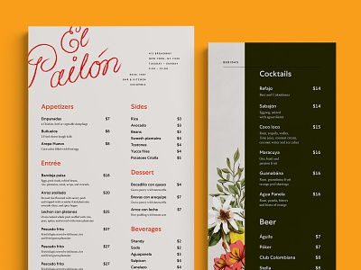 El Pailón branding design graphic design illustration layout restaurant branding typography
