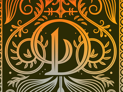 D Monogram Lettering design lettering monogram type typedesign typography