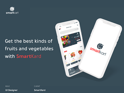 Fruit mobile app UI | UX animation app branding design logo ui ux