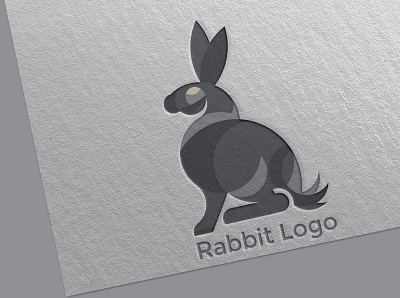 Rabbit Logo design flat icon illustration illustrator logo minimal photoshop vector