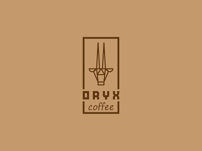 ORYX COFFEE SHOP branding coffee coffee shop coffee shop logo design flat icon illustrator logo logos minimal
