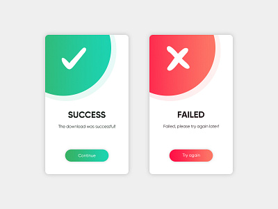 Daily UI #011 - Flash Message app challenge concept daily dailydesign dailyinspiration dailyui dailyui 011 dailyuichallenge design designui failed flash flash message interfacedesign success ui uidesign userinterface