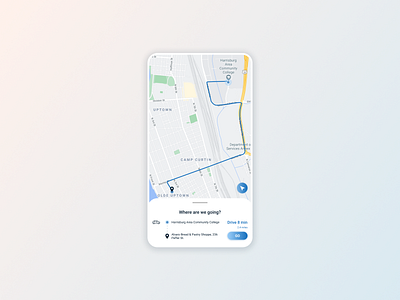 DailyUI #020 - Location Tracker by Yana Markovich on Dribbble