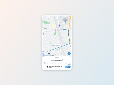 DailyUI #020 - Location Tracker