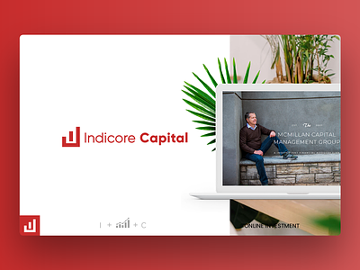 Logo Design Indicore Capital - Online Investment illustrator logo design photoshop