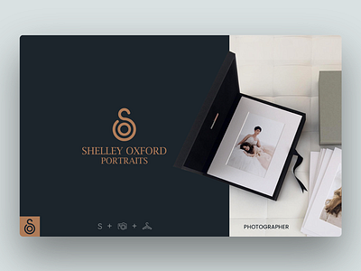 Logo Design Shelley Oxford - Portraits creative logo illustrator logo design photographer photoshop wedding card