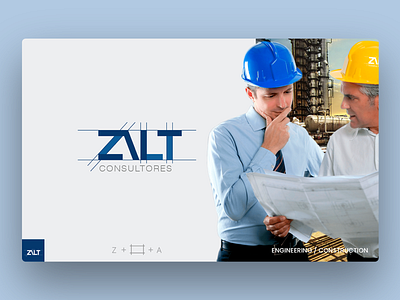 Logo Design Zalt Consultores - Engineering & Construction.