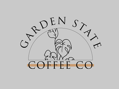 Garden State Coffee Co. branding company design company logo custom illustration logo