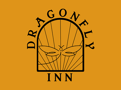 Redesign- Dragonfly Inn branding company design company logo custom illustration design graphic design illustration logo redesign