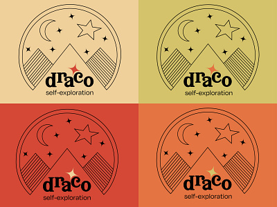 Draco: A Self-exploration branding company design company logo custom illustration design graphic design line art logo logo design