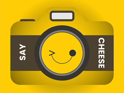 Say Cheese to the World! animation camera cute delightful graphic design graphics happy illustration motion graphics positive vibes say cheese smiling face video production