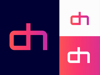 d + n letter mark logo