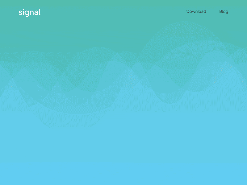 Signal (Quick Look See) animations app css development gif signal web