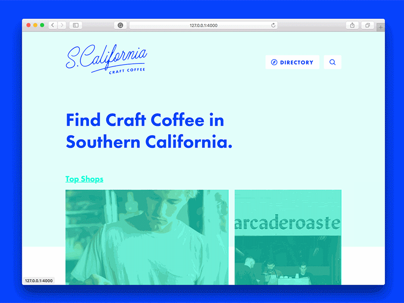 Sooooooo. Cal. Craft Coffee coffee craft coffee search side project so cal web dev website