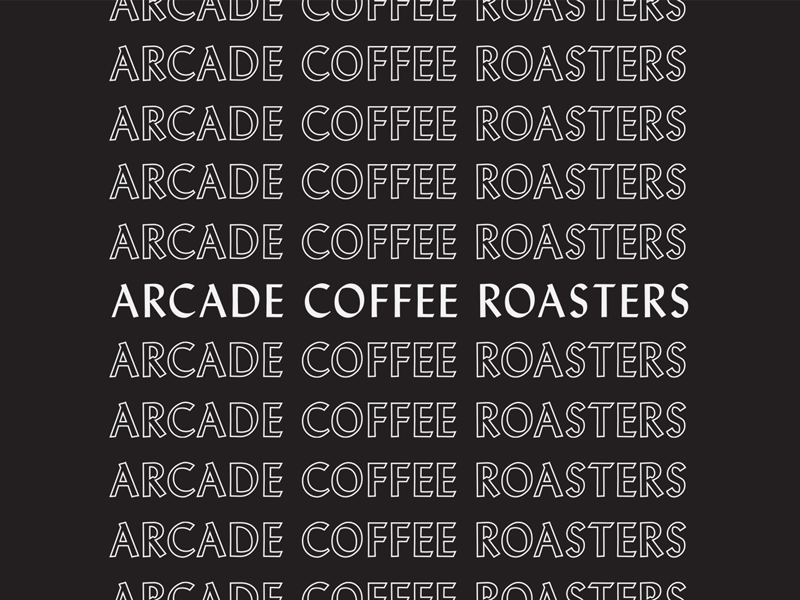 Arcade arcade brand coffee identity logo lydian mark roaster the whole package