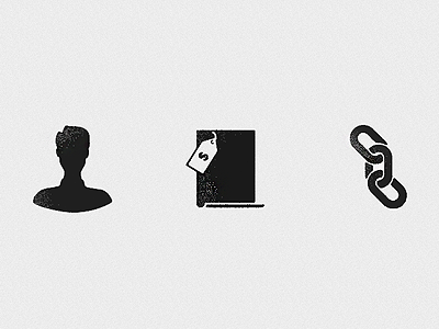 Portfolio Icons grainy icons portfolio scratchy web