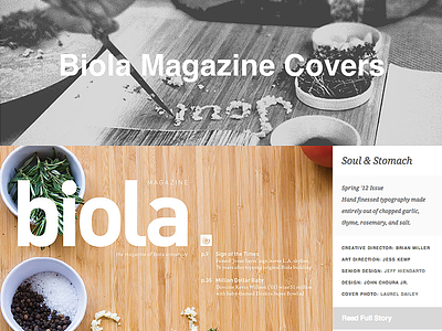 Biola Magazine Covers