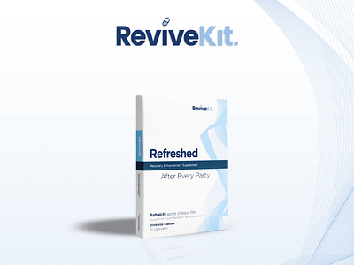 ReviveKit Supplement Branding Package Design design fda approved package design package mockup pills supplement supplement label design supplements