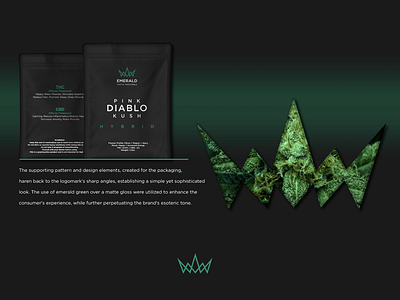 Emerald Medicinal Cannabis Package Presentation cannabis cannabis branding cannabis design cannabis logo cannabis packaging logo design marijuana marijuana branding marijuana logo package design package designer weed branding weed package design