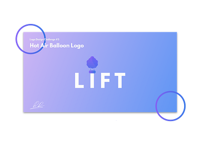 Logo Design Challenge #2: Hot Air Balloon branding icon logo typography