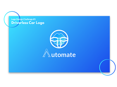 Logo Design Challenge #5: Driverless Car branding icon logo typography
