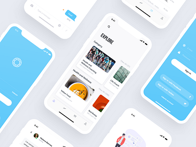 Coaching App design ui ux