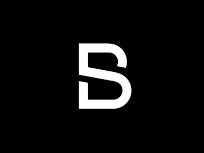 BS - Personal Monogram b black and white brandika sengco branding identity logo monogram personal s simple