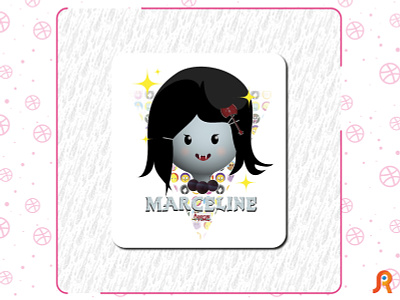Marceline (Adventure time) adventure time design logo mosaic vector