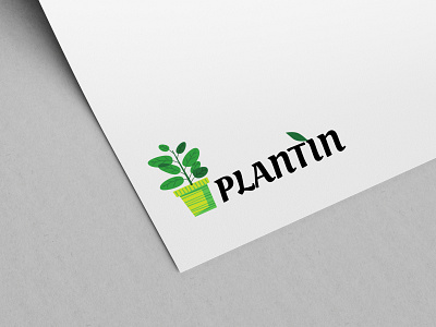 Plantin logo design