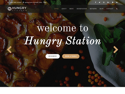 Hungry Station - Bootstrap Responsive Online Restaurant Template blog bootstrap chef css3 design html5 jquery menu online order rank reservation responsive responsive design restaurant restaurant app review webdesign website website design