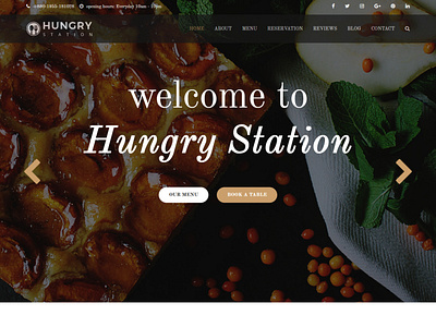 Hungry Station - Bootstrap Responsive Online Restaurant Template